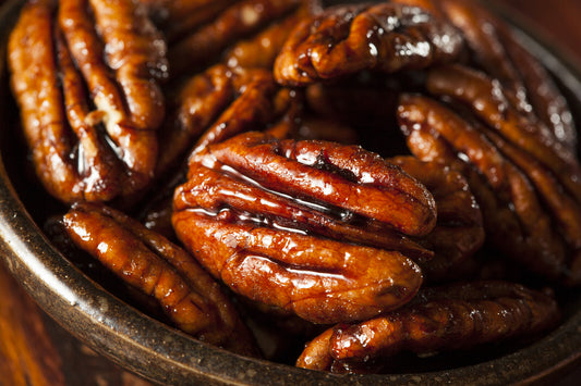 Glazed pecans