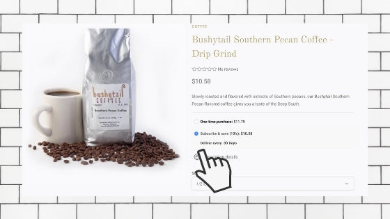Bushytail Coffees subscription service