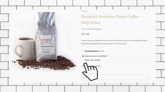 Bushytail Coffees subscription service