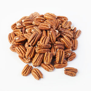 raw pecans in a pile