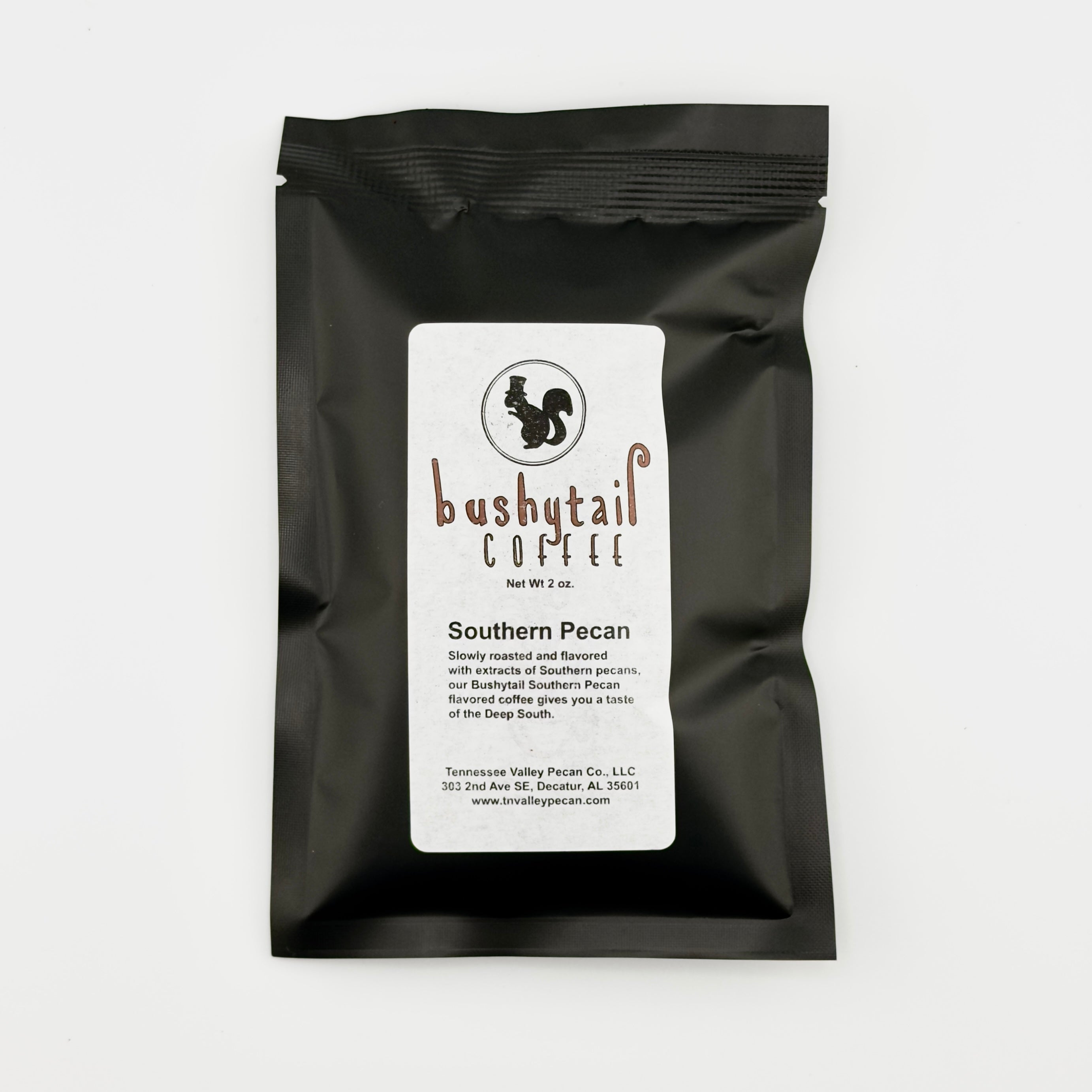 2-oz. Bushytail Coffee Sample – Tennessee Valley Pecan Company