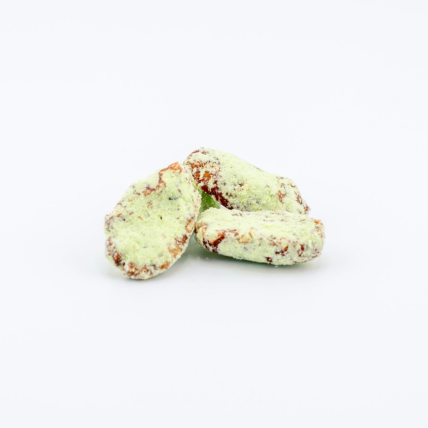 Key Lime Pecans on a white background