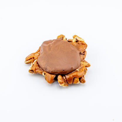 Pecan Cluster on a white background